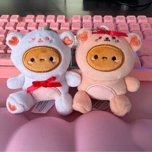 SMOKO VALENTINE TAYTO POTATO BEAR | BFF PLUSH KEYCHAINS*
